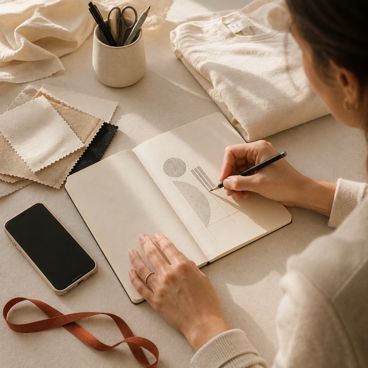 Échange autour d'un projet de personnalisation textile